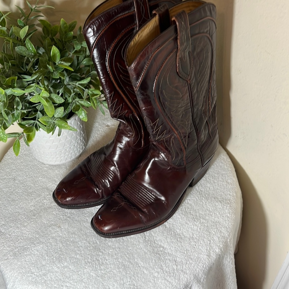 Retro Dan Post Brown Western Cowboy Boot / Women’s 9.5/10 / Men’s 9/Fits smaller